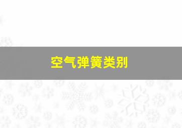 空气弹簧类别