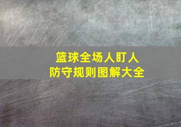 篮球全场人盯人防守规则图解大全