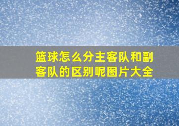 篮球怎么分主客队和副客队的区别呢图片大全