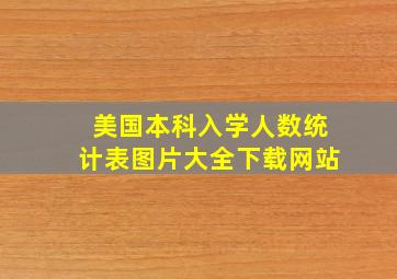 美国本科入学人数统计表图片大全下载网站