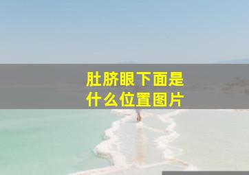 肚脐眼下面是什么位置图片