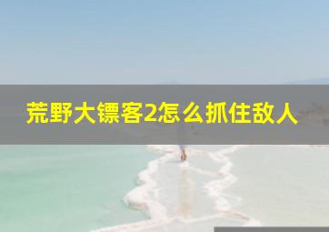 荒野大镖客2怎么抓住敌人