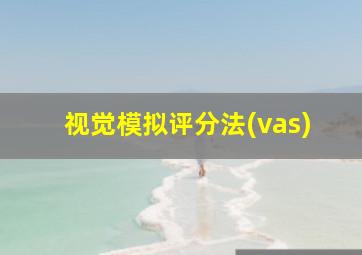 视觉模拟评分法(vas)