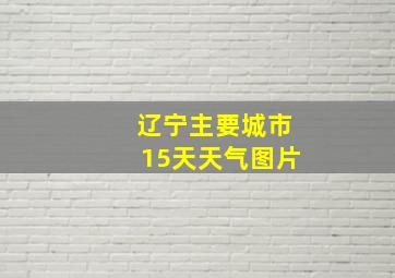 辽宁主要城市15天天气图片