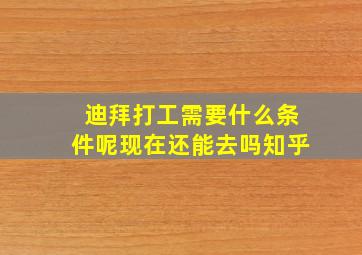 迪拜打工需要什么条件呢现在还能去吗知乎