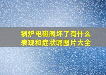 锅炉电磁阀坏了有什么表现和症状呢图片大全