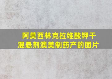 阿莫西林克拉维酸钾干混悬剂澳美制药产的图片