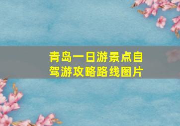 青岛一日游景点自驾游攻略路线图片