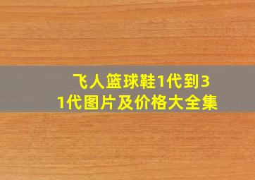 飞人篮球鞋1代到31代图片及价格大全集