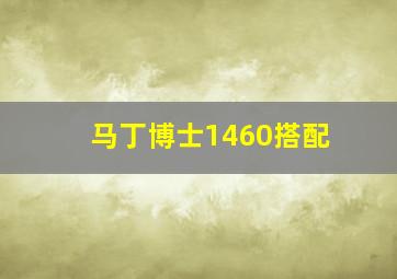 马丁博士1460搭配