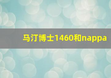 马汀博士1460和nappa