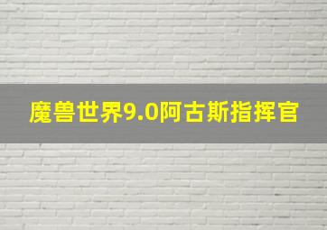 魔兽世界9.0阿古斯指挥官