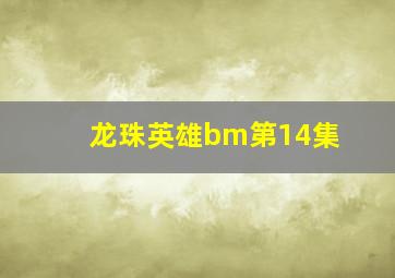 龙珠英雄bm第14集